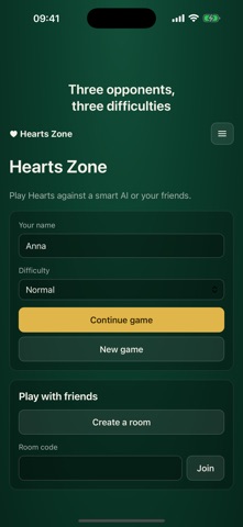 Hearts Zone: Card Game Screenshot 4 of 6