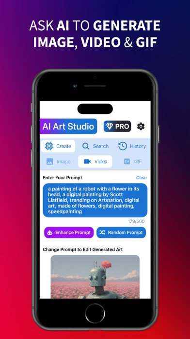 Screenshot #1 pour Nano Banana AI Art Generator