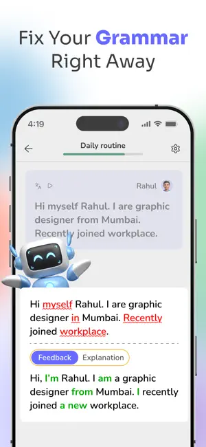 MySivi AI English Speaking App iPhone screenshot 5