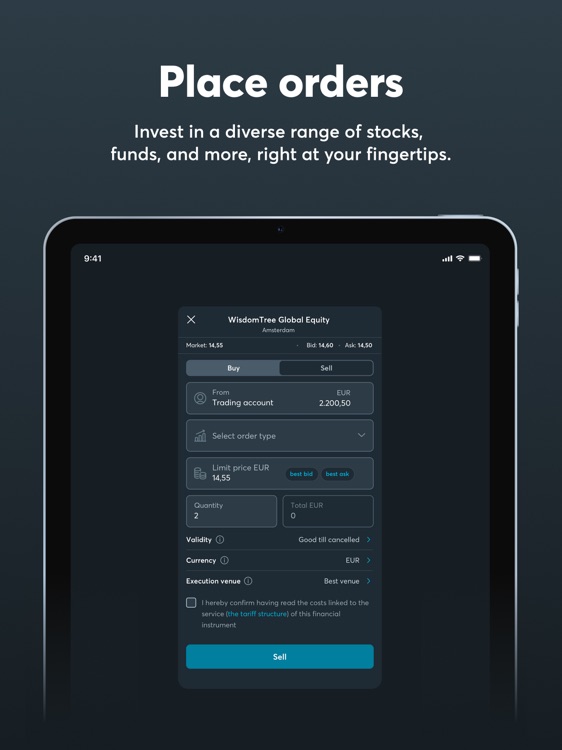Keytrade Bank for iPad screenshot-5