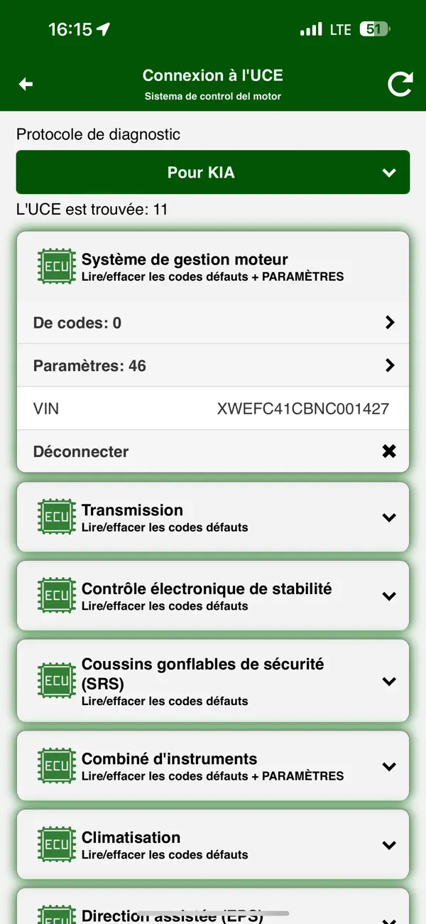 Screenshot #2 pour MotorData OBD Car Diagnostics