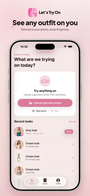 Lets Try On: AI Fitting Room screenshot 1
