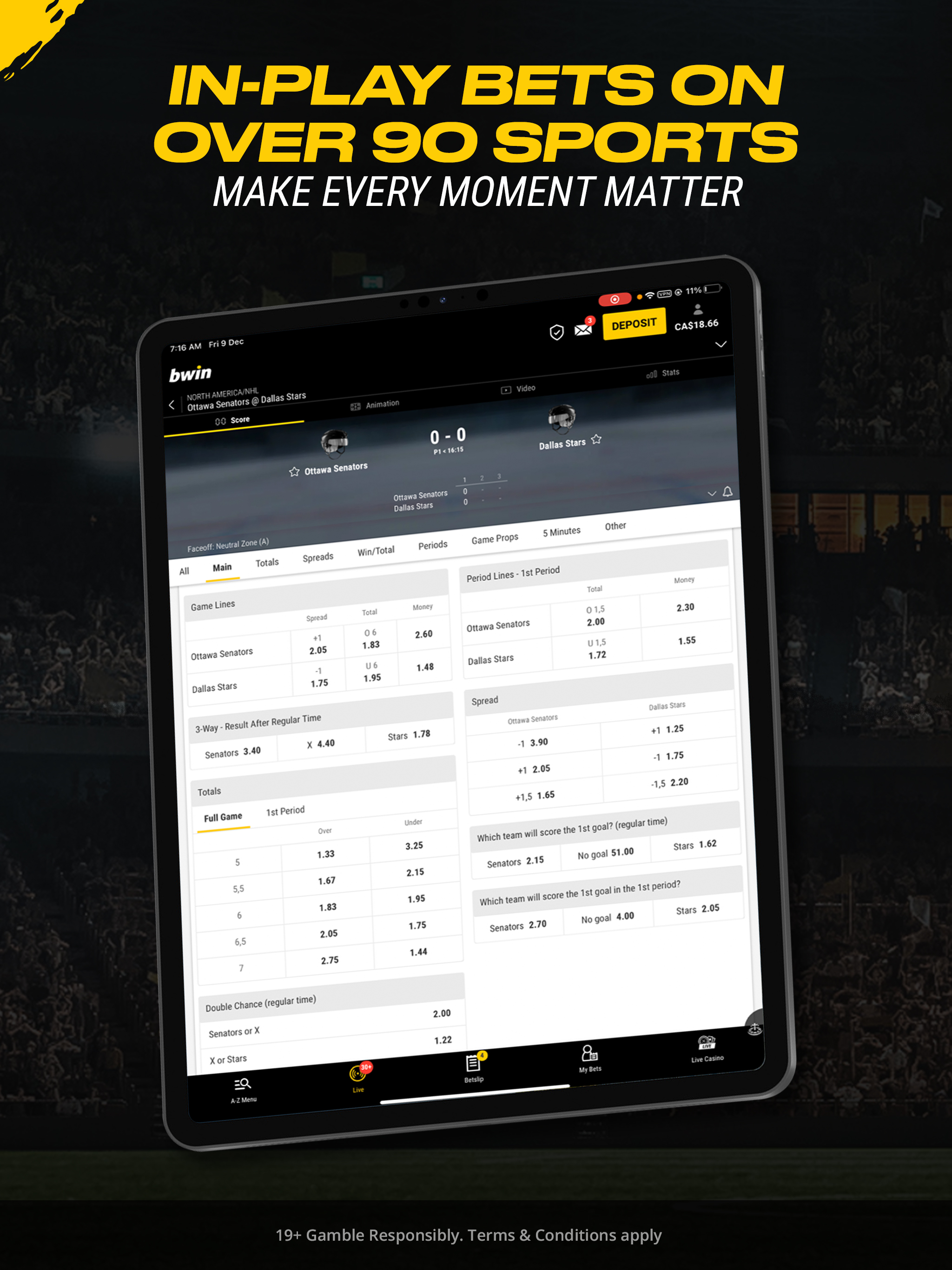 bwin Sports Betting Sportsbook screenshot 10