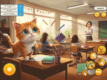 Kitty Punch : Cat Simulator iPad screenshot