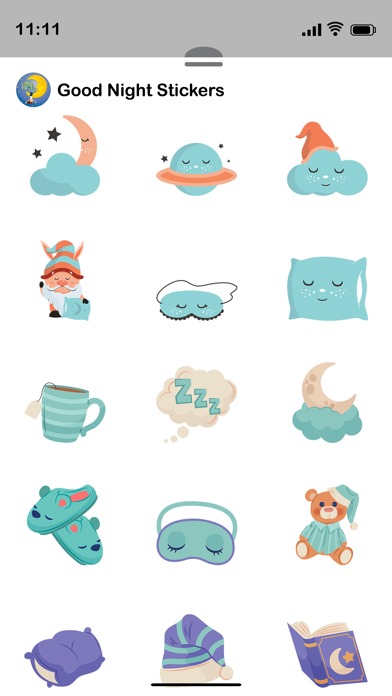 Good Night Stickers!! Screenshot