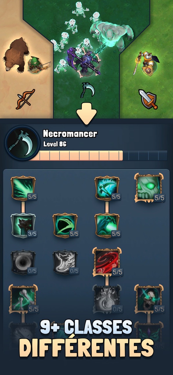 Eternal Hero: Action RPG iOS Mod IPA screenshot 2 - iOS game interface