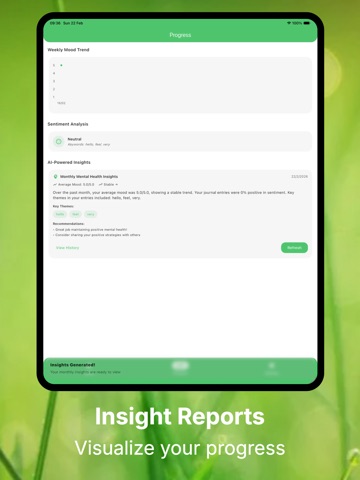 Mindease: AI Mental Health iPad screenshot