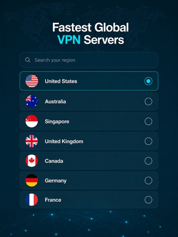 TorexVPN: Fast & Secure VPN iPad screenshot