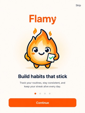 Flamy: Habit Tracker iPad screenshot