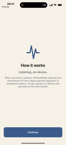WhisperNote: Voice Recorder iPhone screenshot
