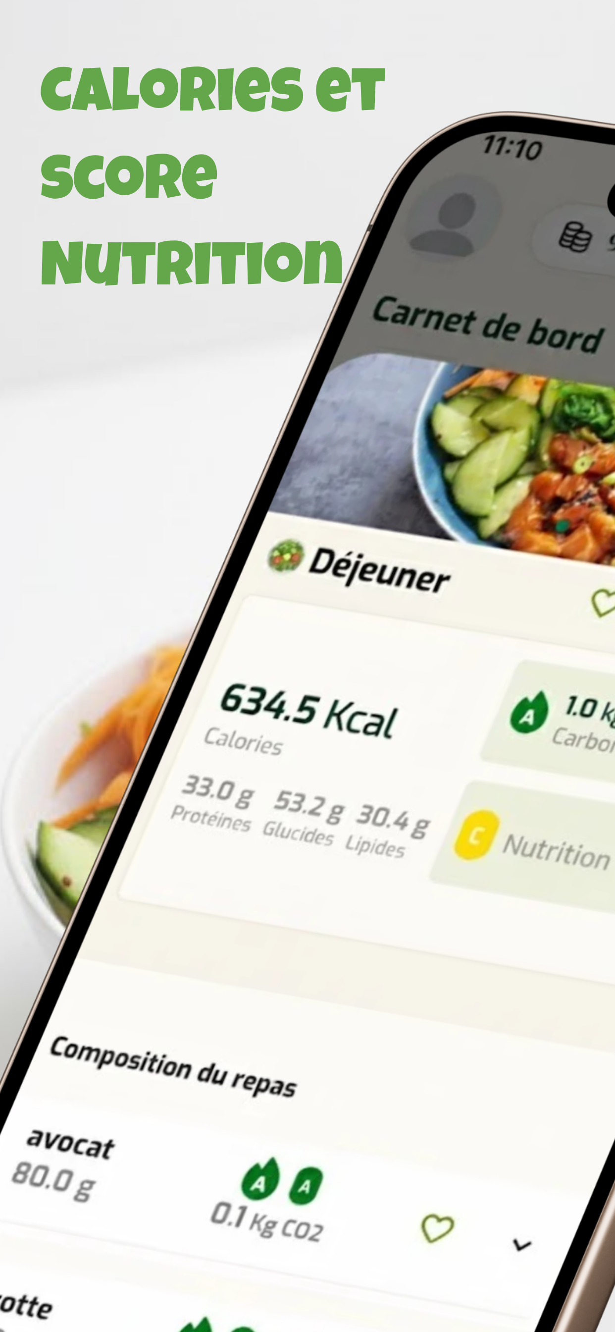 Nutriii – Analyse ton repas
