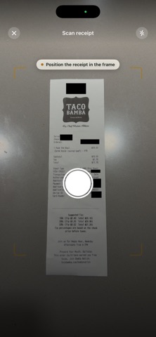 Receipt Locker iPhone screenshot