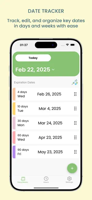RxDateCalc screenshot 1