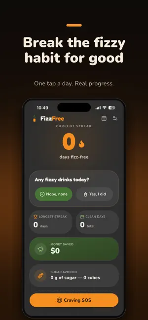 Quit Soda & Energy Tracker screenshot 1