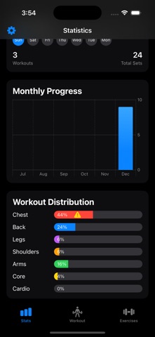 WorkoutLogix screenshot