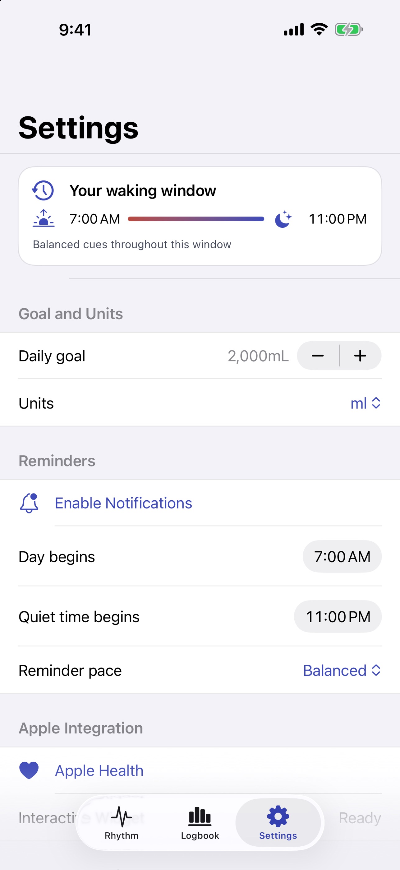 Screenshot 7 of RillPace: Water & Hydration