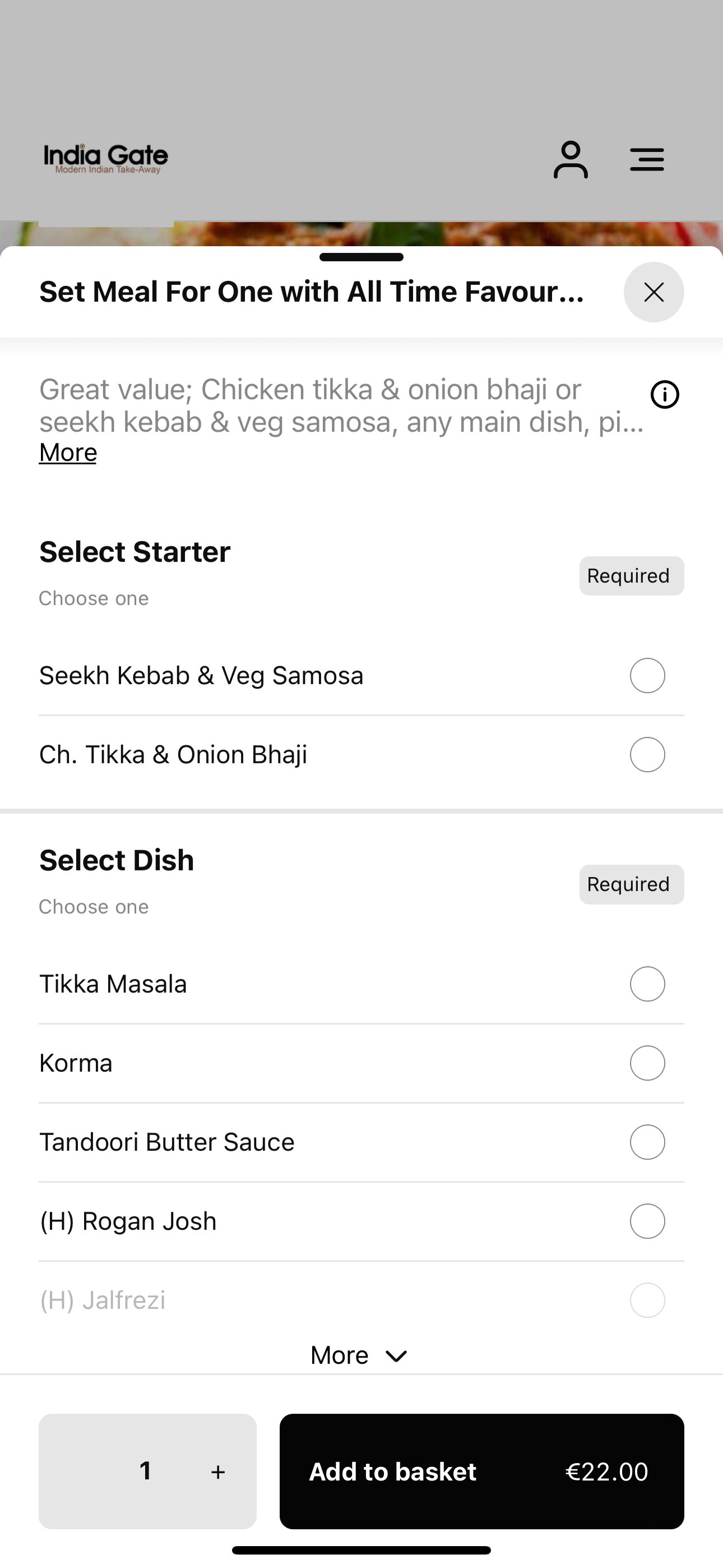 India Gate Takeaway