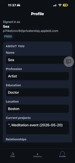 KnowMe AI screenshot 1