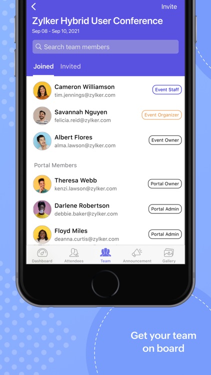 Zoho Backstage for Organizers screenshot-3