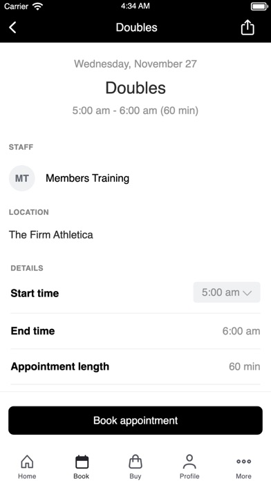 The Firm Athletica Screenshot
