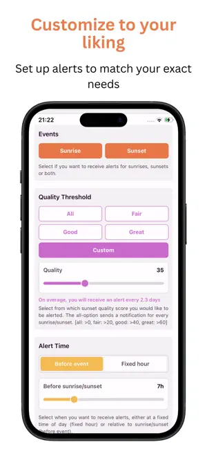 Sunsethue iPhone screenshot 6