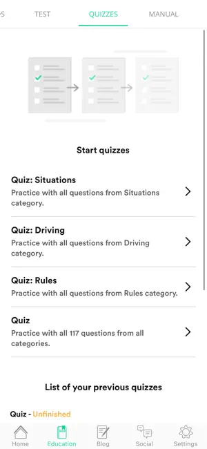 Motorcycle US DMV Permit test screenshot 4