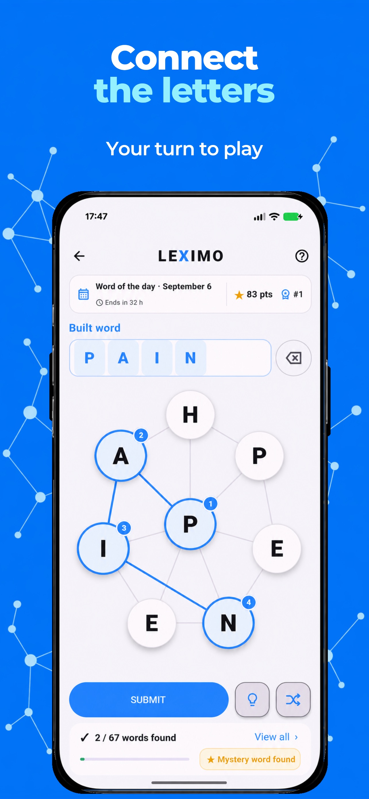 Screenshot 2 of Leximo: Daily Word Game