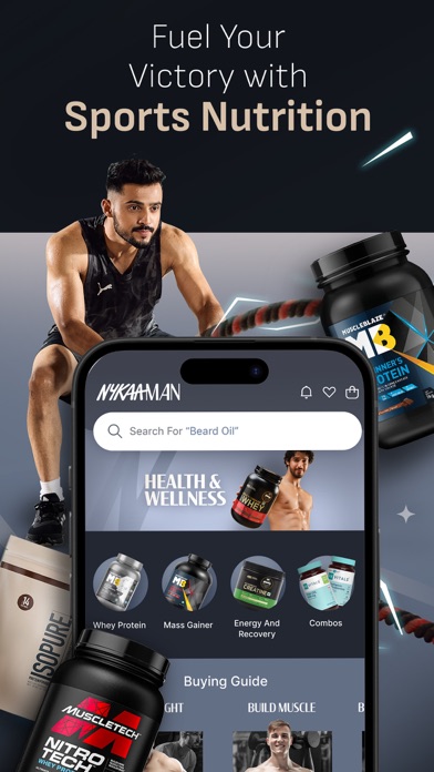 Nykaa Man-Men's Shopping App Screenshot