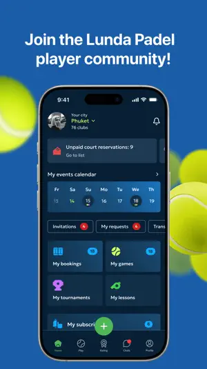 LUNDA Padel screenshot 1