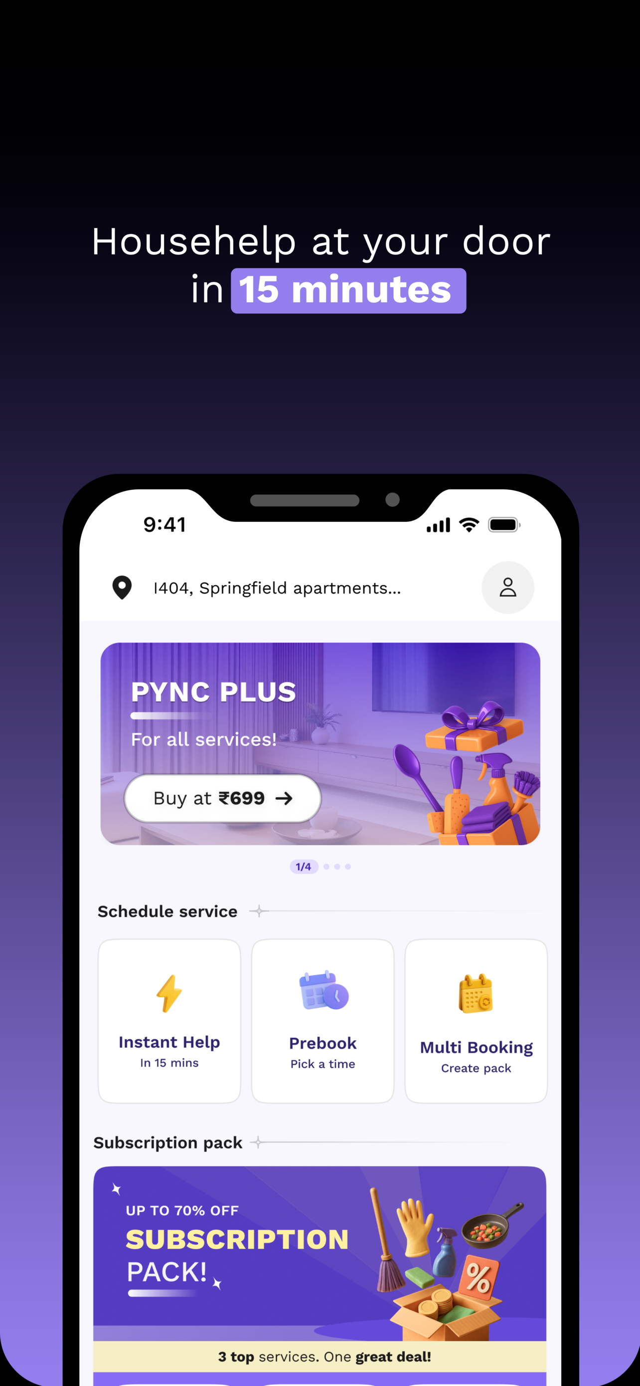 Pync: Services for Daily Life