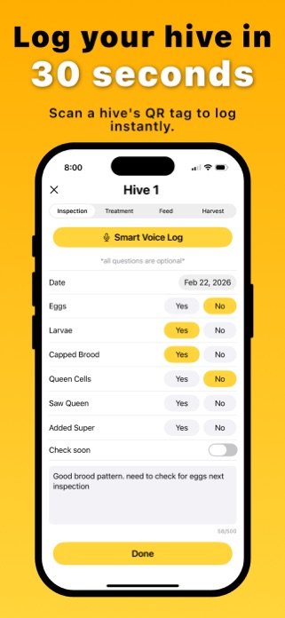 Hive Logger: Beekeeping Hub Screenshot 1 of 7