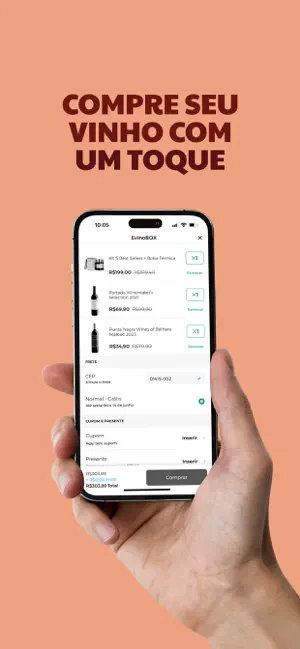 Evino: Compre Vinho Online iPhone screenshot 5