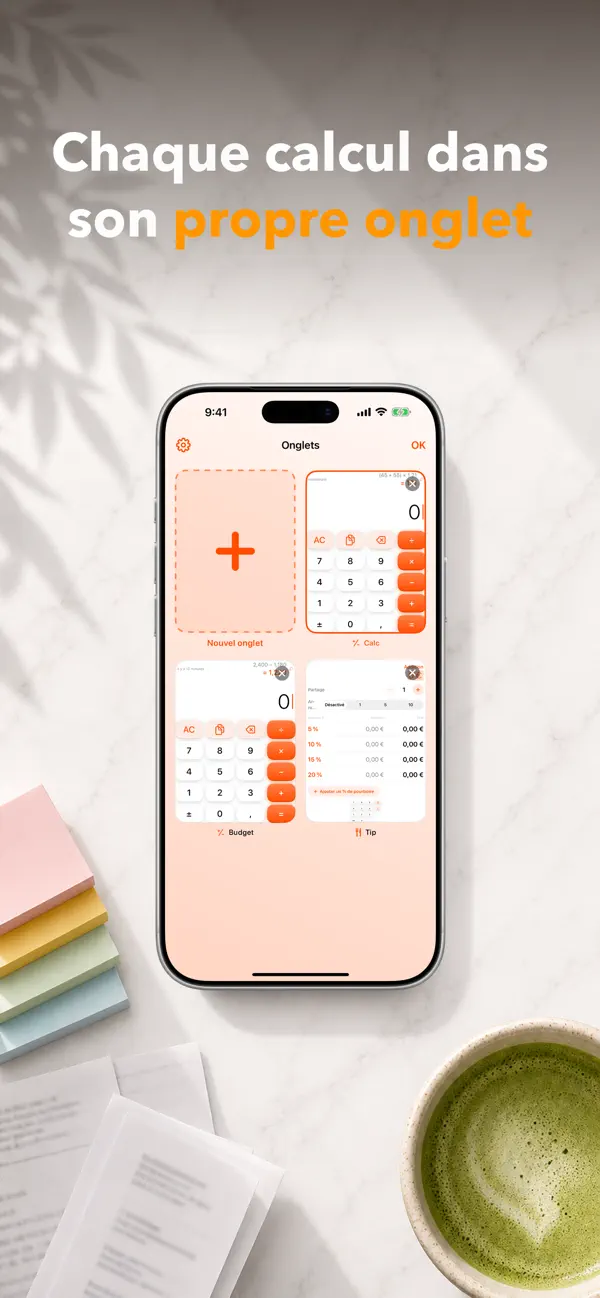 Screenshot #2 pour Calculatrice 1+1