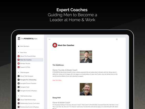 The Powerful Man iPad screenshot 4 - Lifestyle app