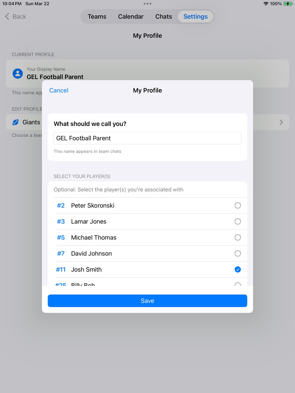 iPad screenshot