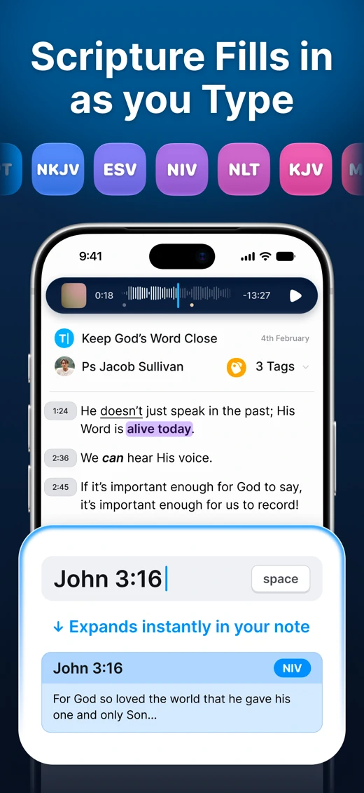 Spirit Notes: Sermon & Bible search result