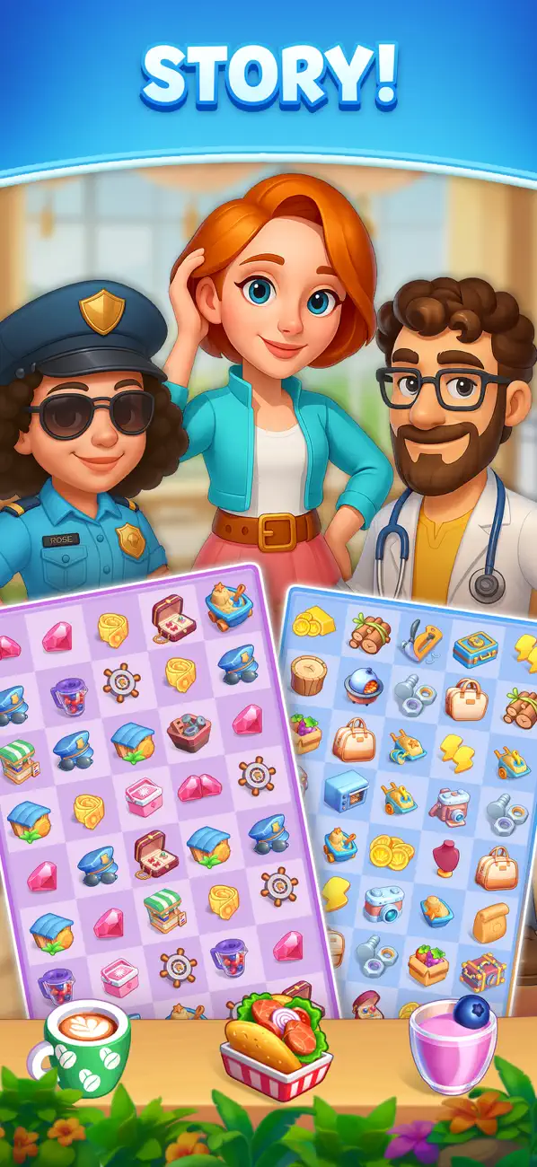 #5. Beachside Town: Merge Puzzle (iOS) Ved: GamesTown