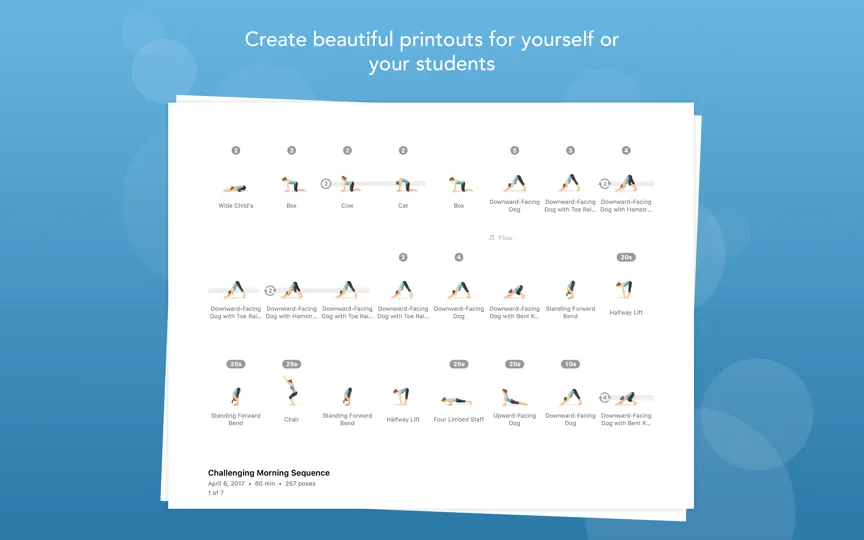 Capture d'écran de Pocket Yoga Teacher sur iPhone 6