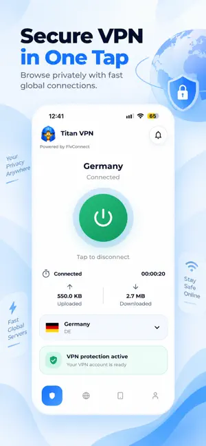 Titan VPN Travel eSIM screenshot 1