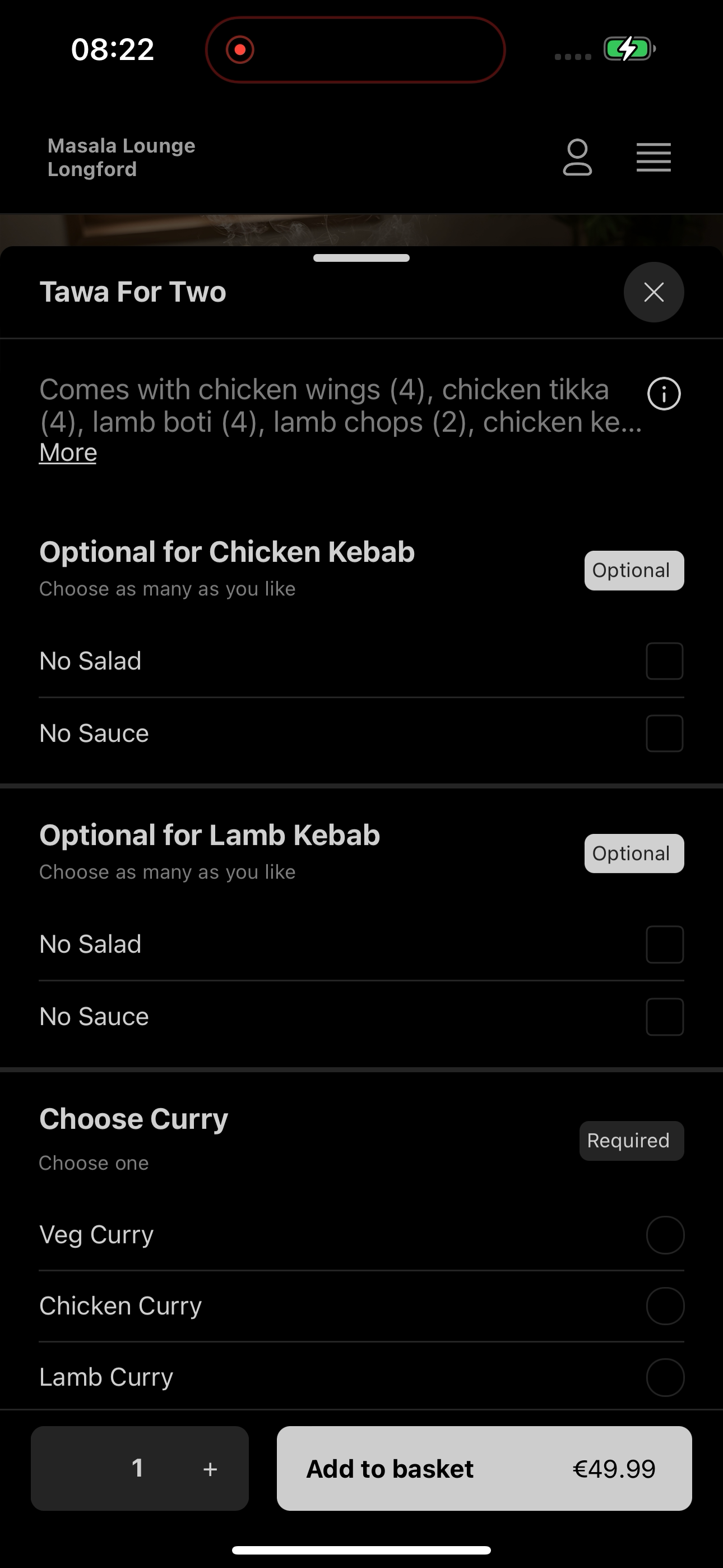 Masala Lounge Longford