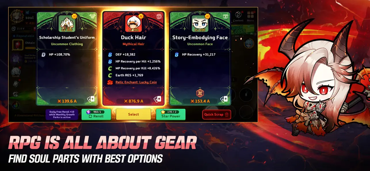 Soul Strike! Hack screenshot 7 - game app interface