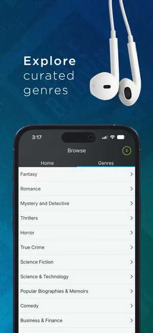 Downpour: Audiobooks iPhone screenshot 2