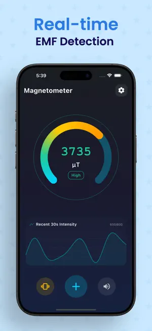 Magnetometer: EMF Detector screenshot 1