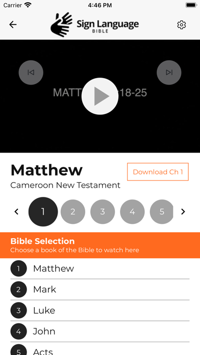 Sign Language Bible Screenshot