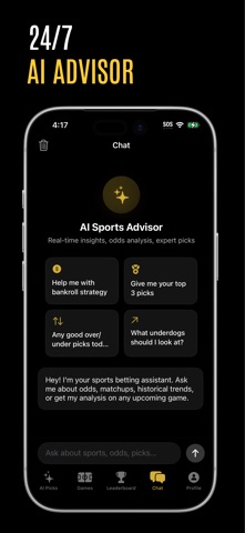 Bet Buddies AI iPhone screenshot