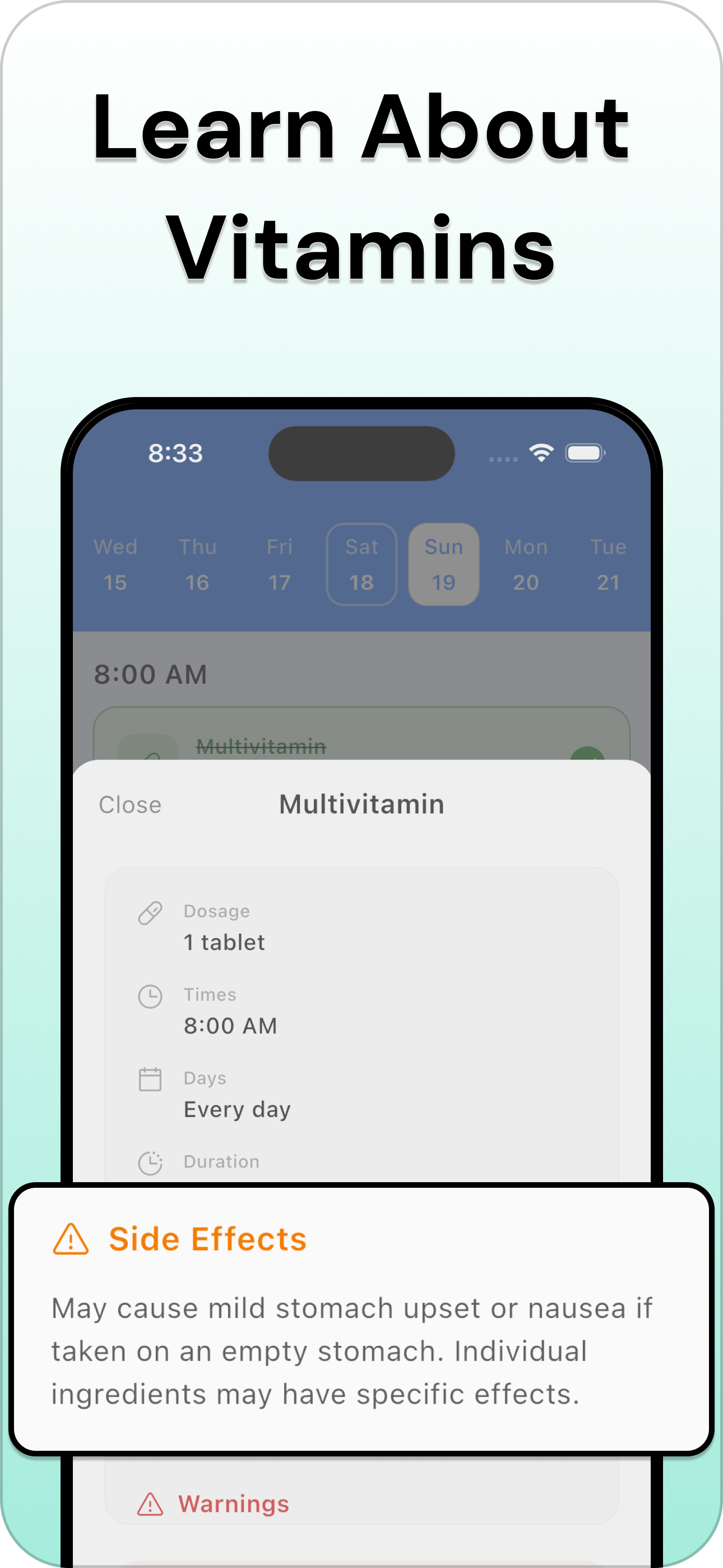 Vitamin Tracker - VitaPal