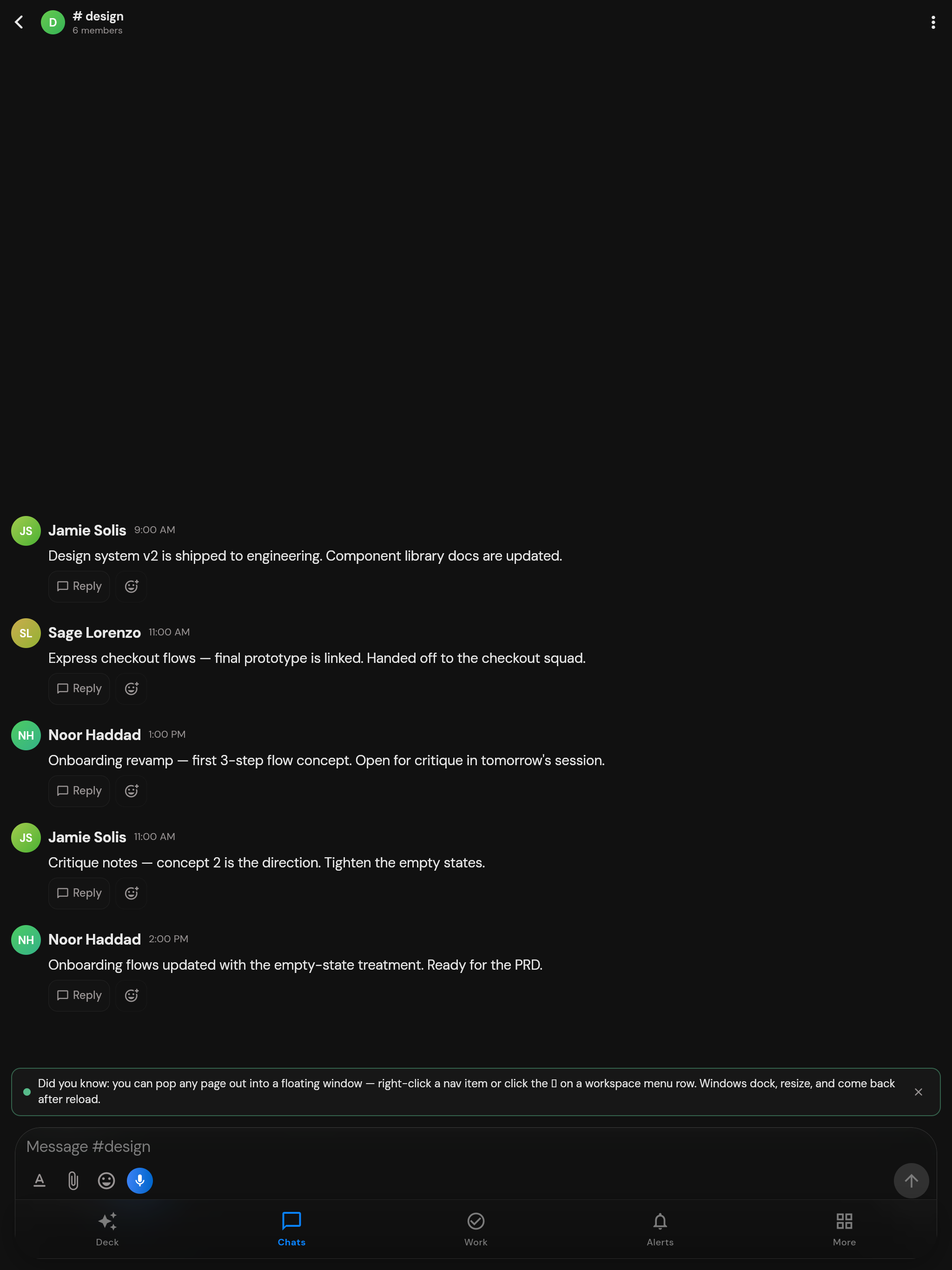QaiS: Team Workspace & AI screenshot 7