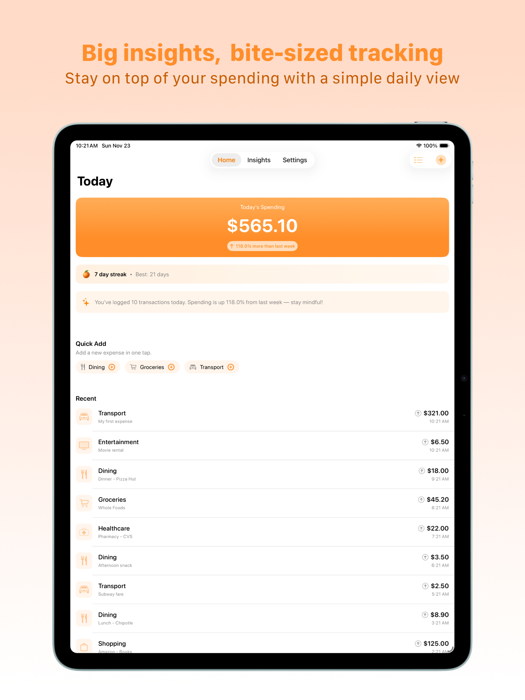 Kumquat: Expense Tracker screenshot 12