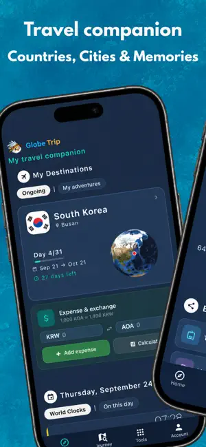 Travel Companion - Globe Trip screenshot 1