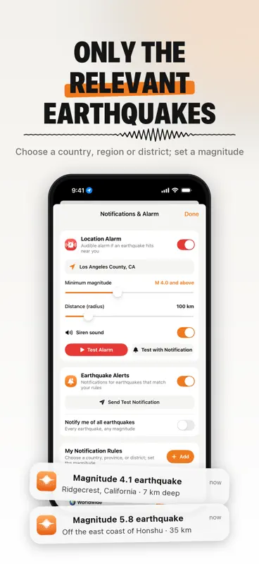 Earthquake Alerts & Tracker screenshot 4 of 8